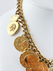 YSL Yves Saint Laurent Vintage Necklace Gold