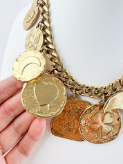 YSL Yves Saint Laurent Vintage Necklace Gold