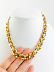 YSL Yves Saint Laurent Vintage Necklace Gold Chain
