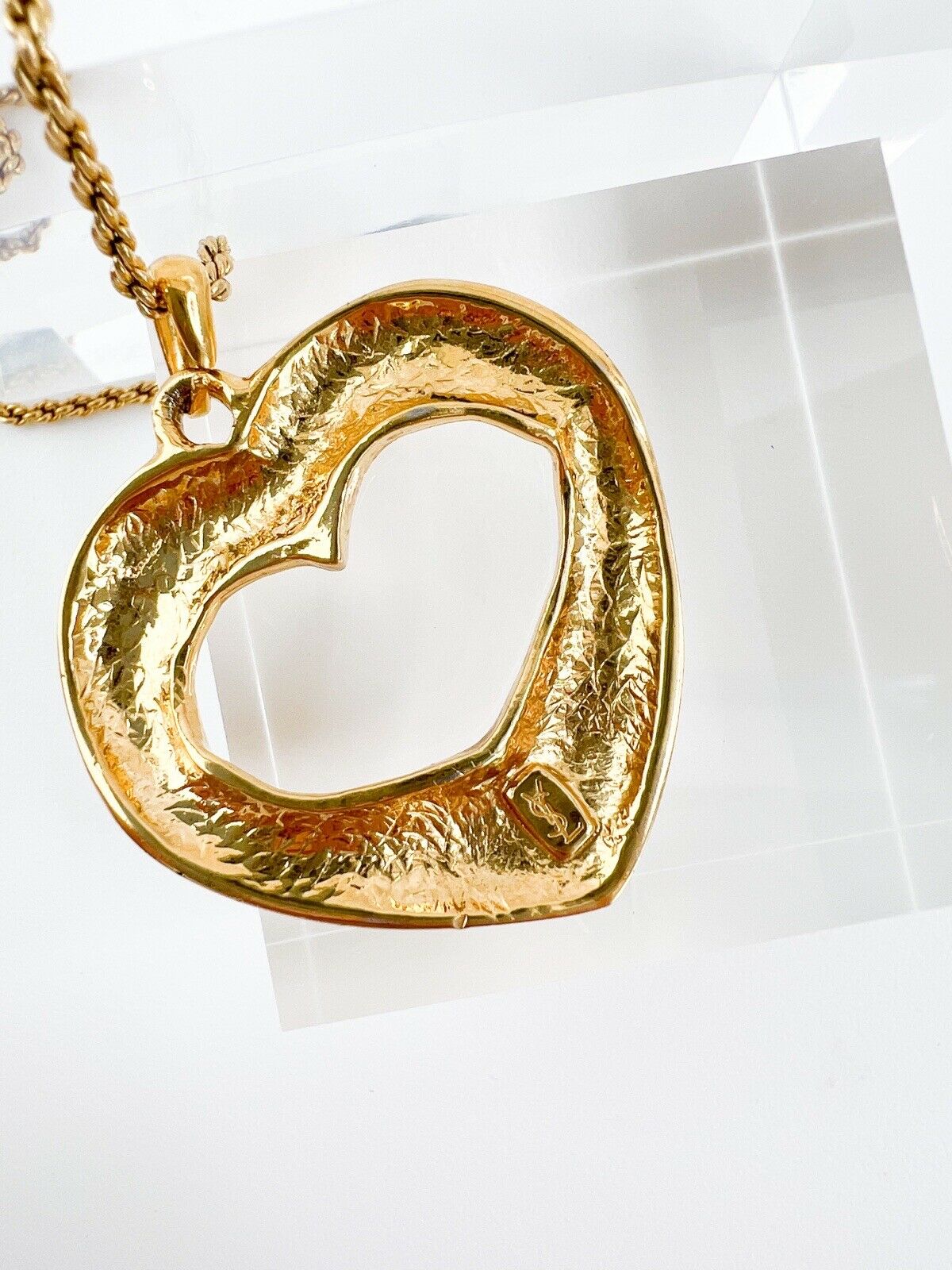 YSL Yves Saint Laurent Vintage Necklace Gold