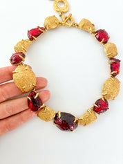 YSL Yves Saint Laurent Vintage Necklace Gold Made in France