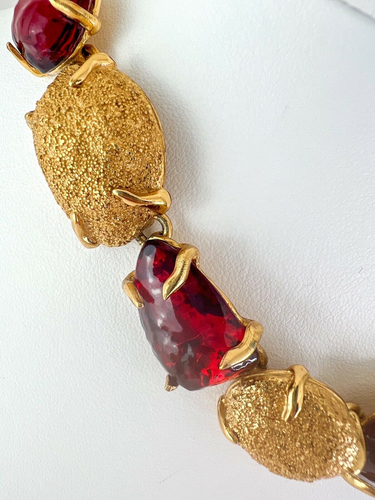 YSL Yves Saint Laurent Vintage Necklace Gold Made in France