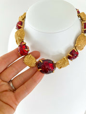 YSL Yves Saint Laurent Vintage Necklace Gold Made in France