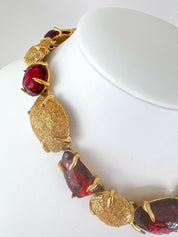 YSL Yves Saint Laurent Vintage Necklace Gold Made in France