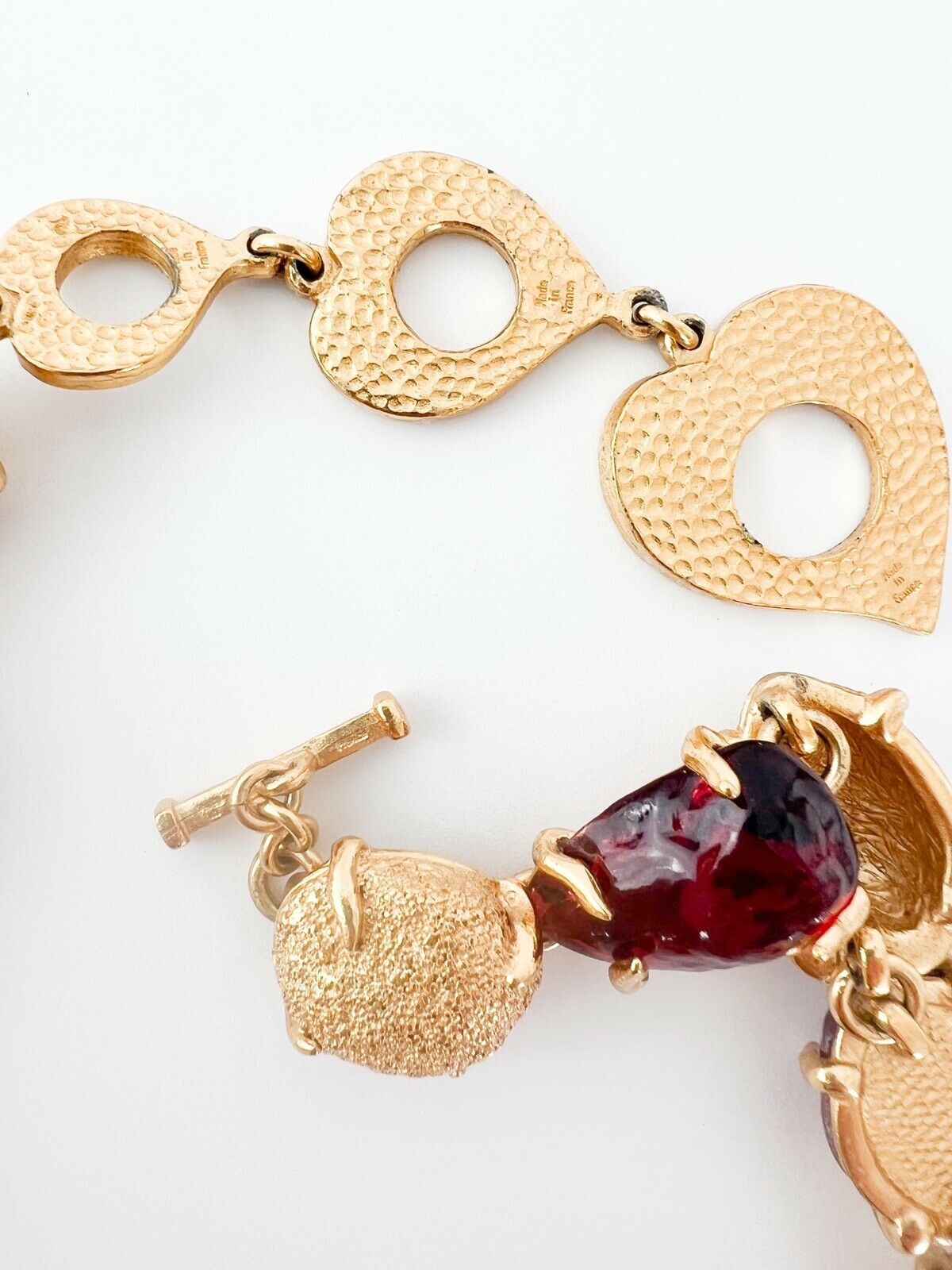 YSL Yves Saint Laurent Vintage Necklace Gold Made in France