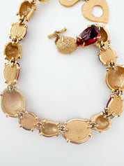 YSL Yves Saint Laurent Vintage Necklace Gold Made in France