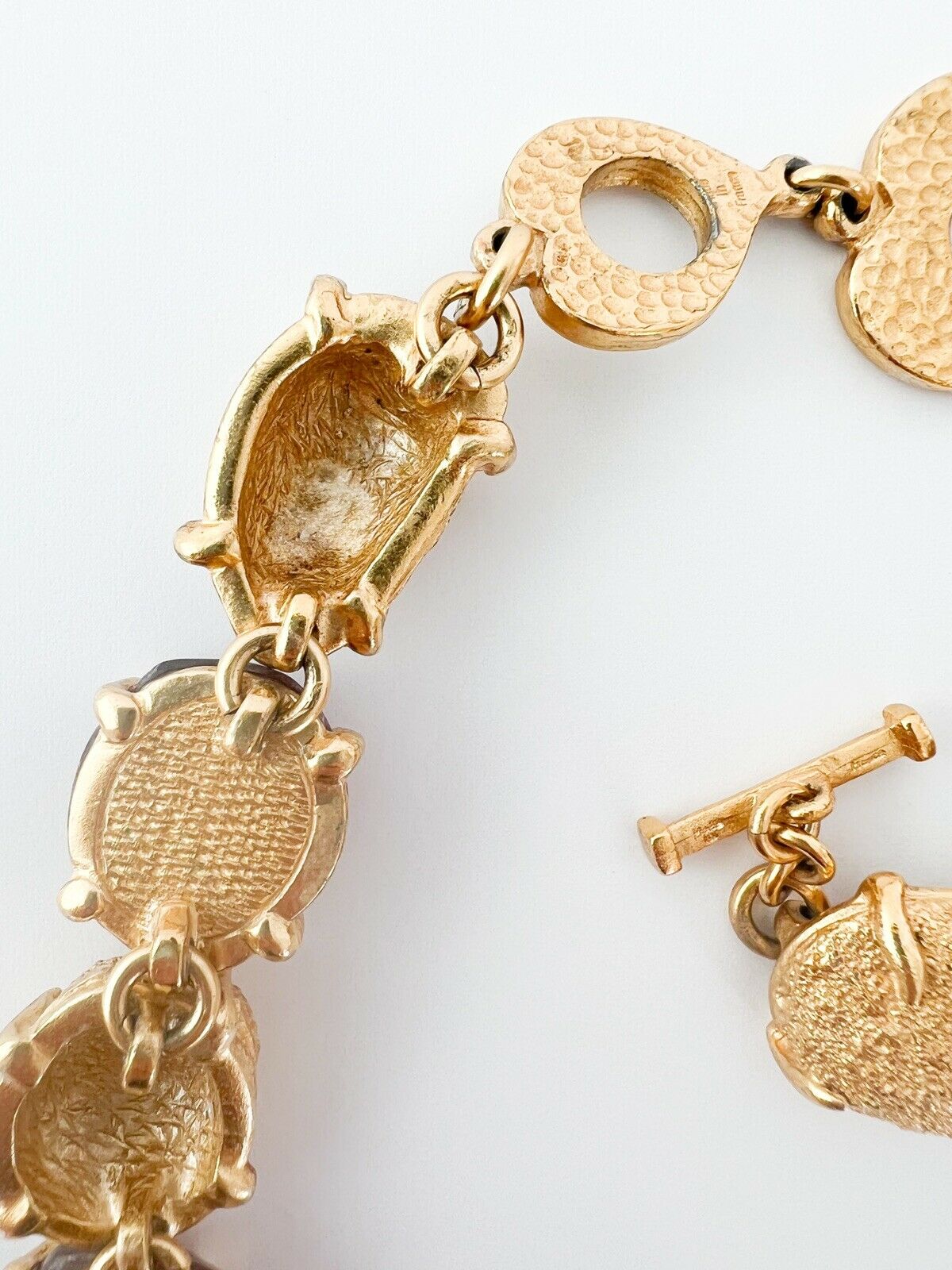 YSL Yves Saint Laurent Vintage Necklace Gold Made in France