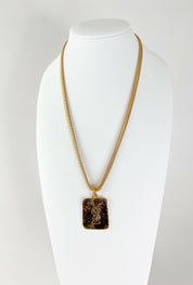 YSL Yves Saint Laurent Vintage Pendant Unisex Medallion