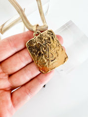 YSL Yves Saint Laurent Vintage Pendant Unisex Medallion